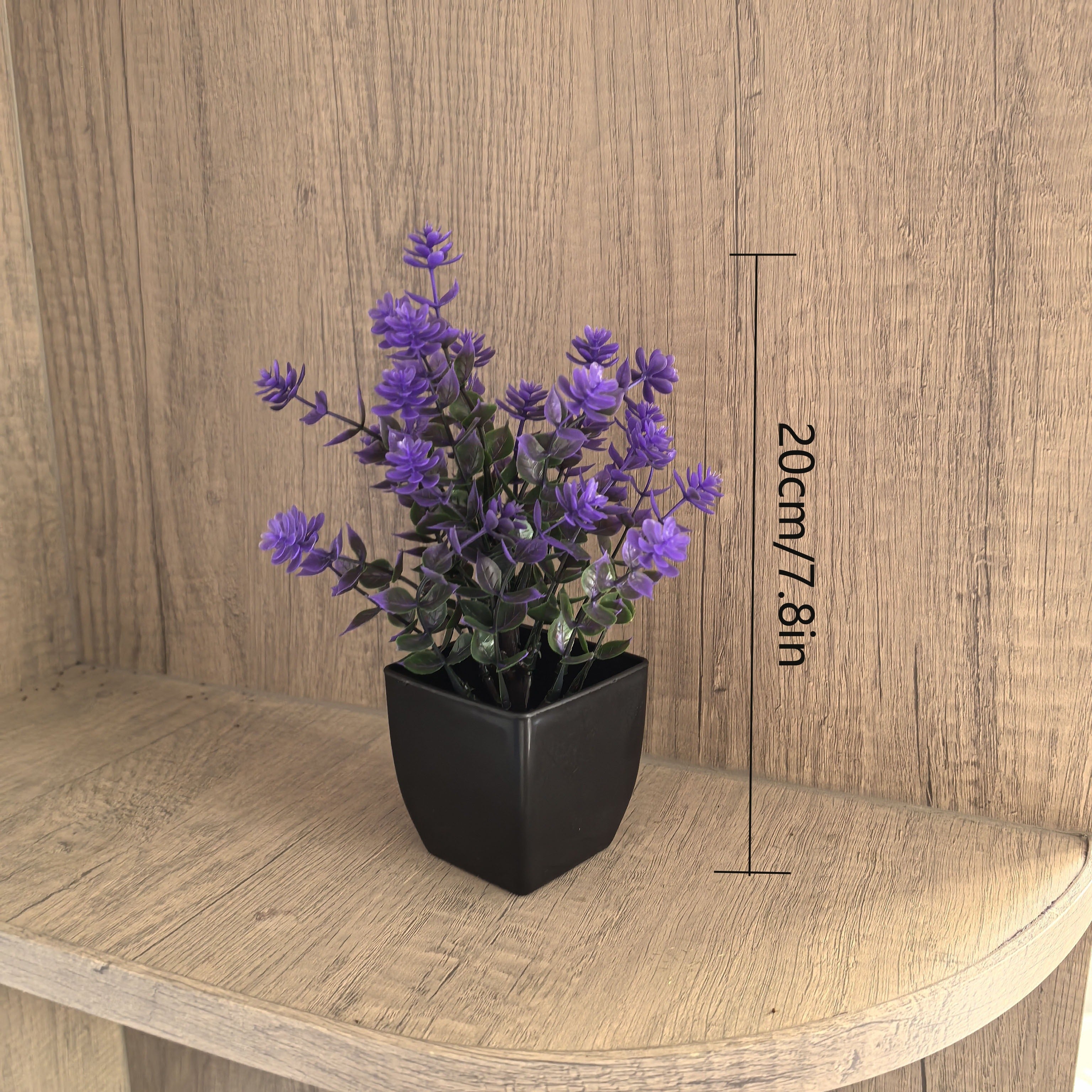 Artificial Plants Mini Eucalyptus and Grass Potted Decor for Home Office