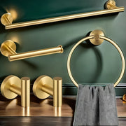 Набор аксессуаров для ванной 5 предметов, из нержавеющей стали, держатель для полотенец, держатель для туалетной бумаги, кольцо для полотенец