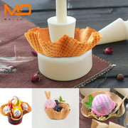 Ice Cream Cone Maker Kit ABS Plastic Mold for Waffle Cones Horns
