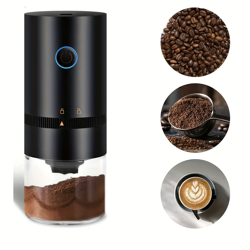 Electric Coffee Bean Grinder Portable USB Rechargeable Small Automatic Grinder