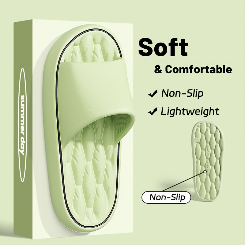 Unisex EVA Slippers with Non-Slip Thick Sole and Round Toe for Indoor Hiking and Daily Use