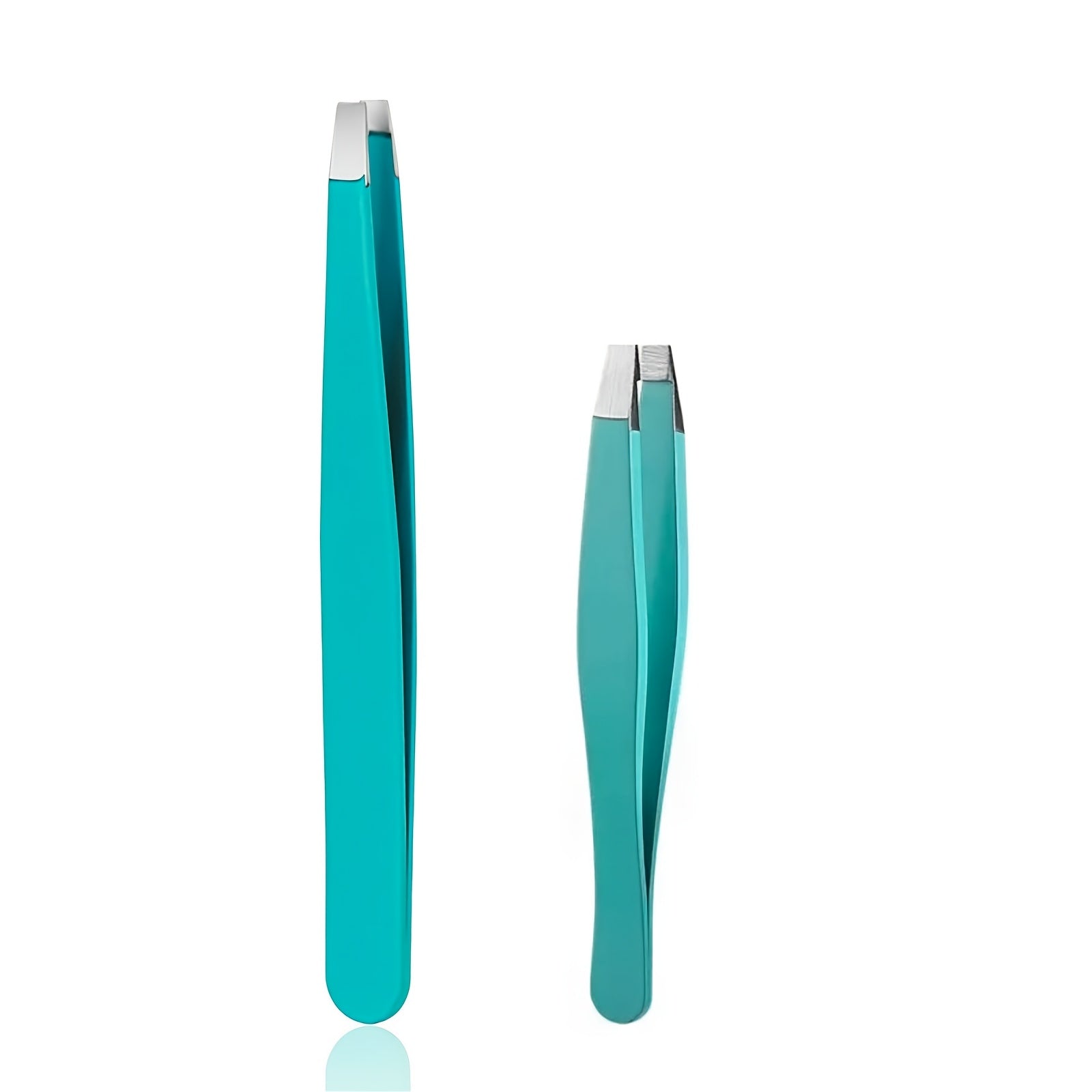 Juego de pinzas de acero inoxidable unisex para depilación de cejas y vello facial