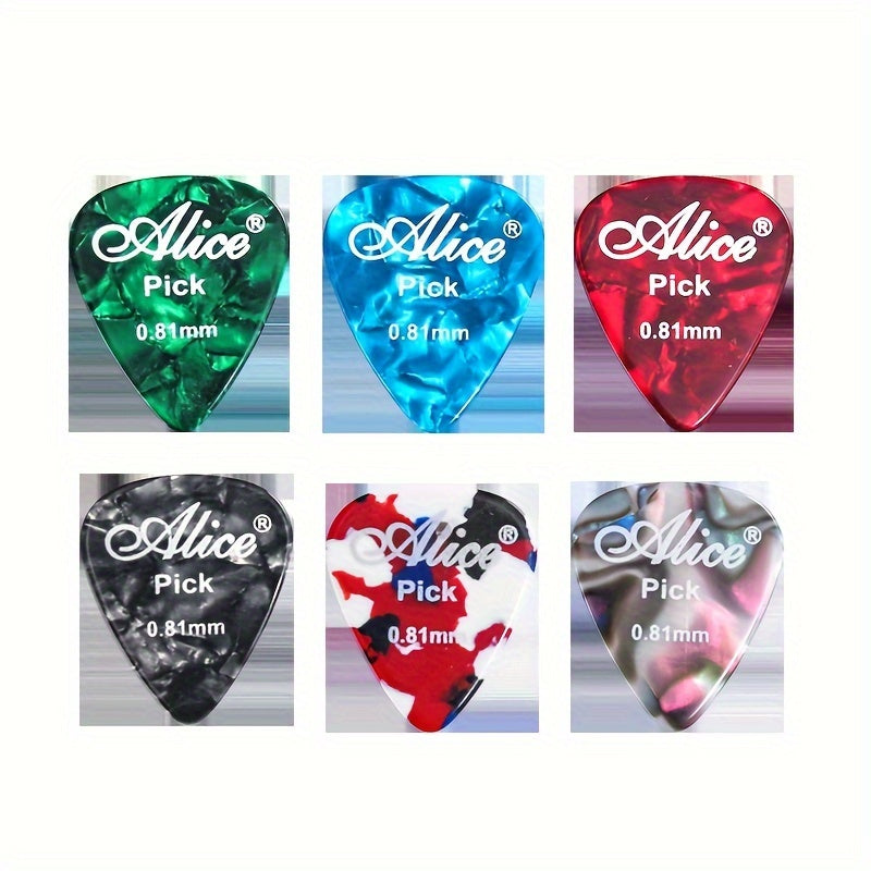 Guitar Picks Celluloid Assorted Thickness for Acoustic and Electric Guitars