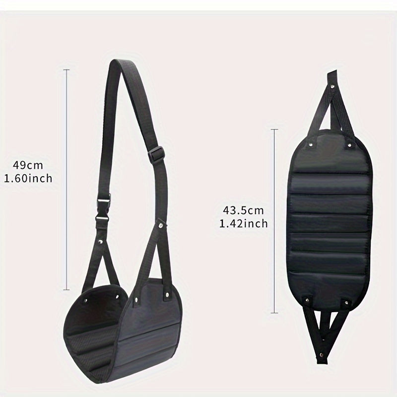 Moslashuvchan sayohat oyoq uchun tayanch polyester dam olish yostiqchasi ofis va samolyot uchun