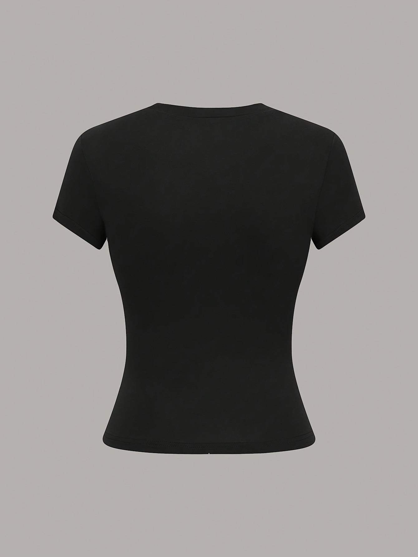 Women's 3-Pack Solid Color Short Sleeve T-Shirts Polyester Spandex Crew Neck Spring Fall