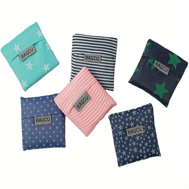 Foldable Oxford Cloth Shopping Bag Lightweight Tote for Non-Food Items