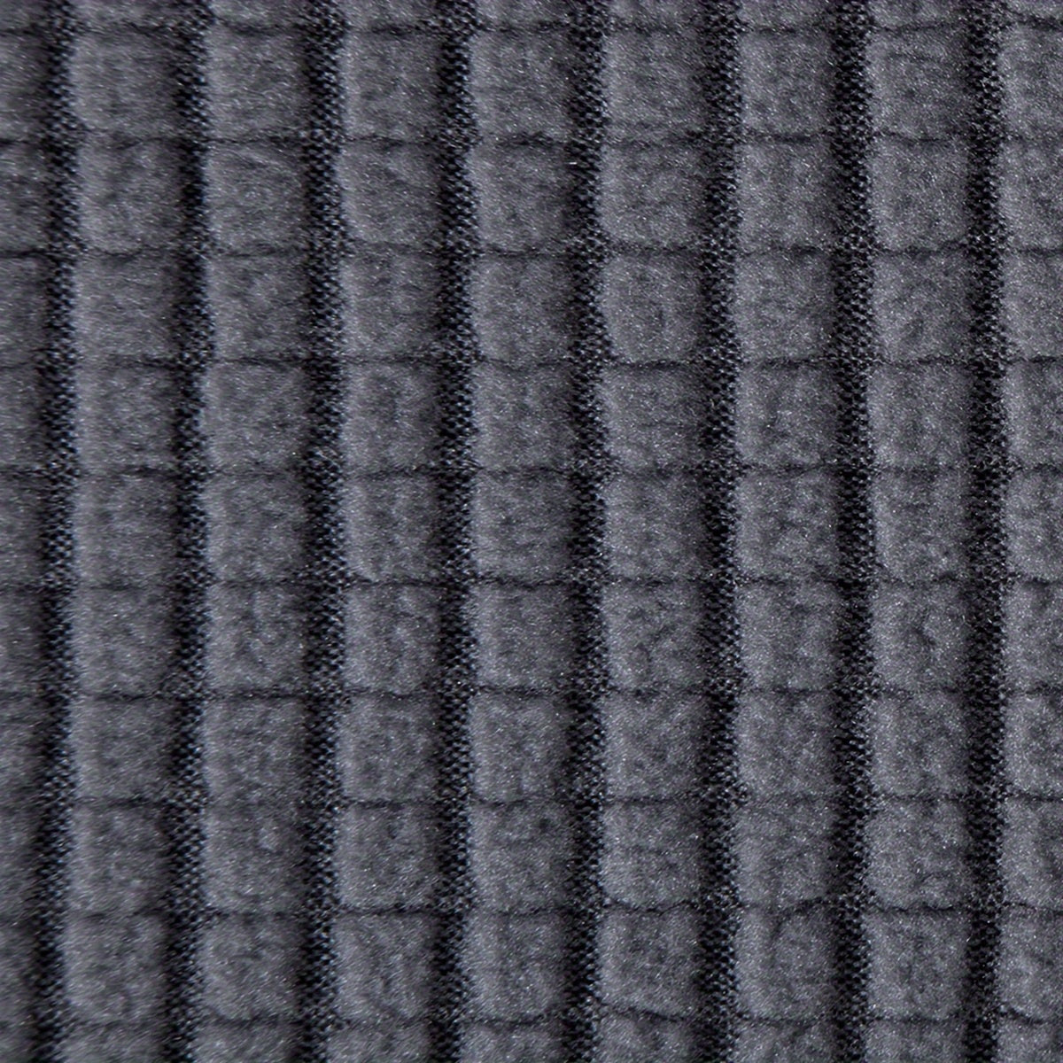 Adjustable Round Stool Slipcover with Diamond Pattern Plush Stretch Seat Protector