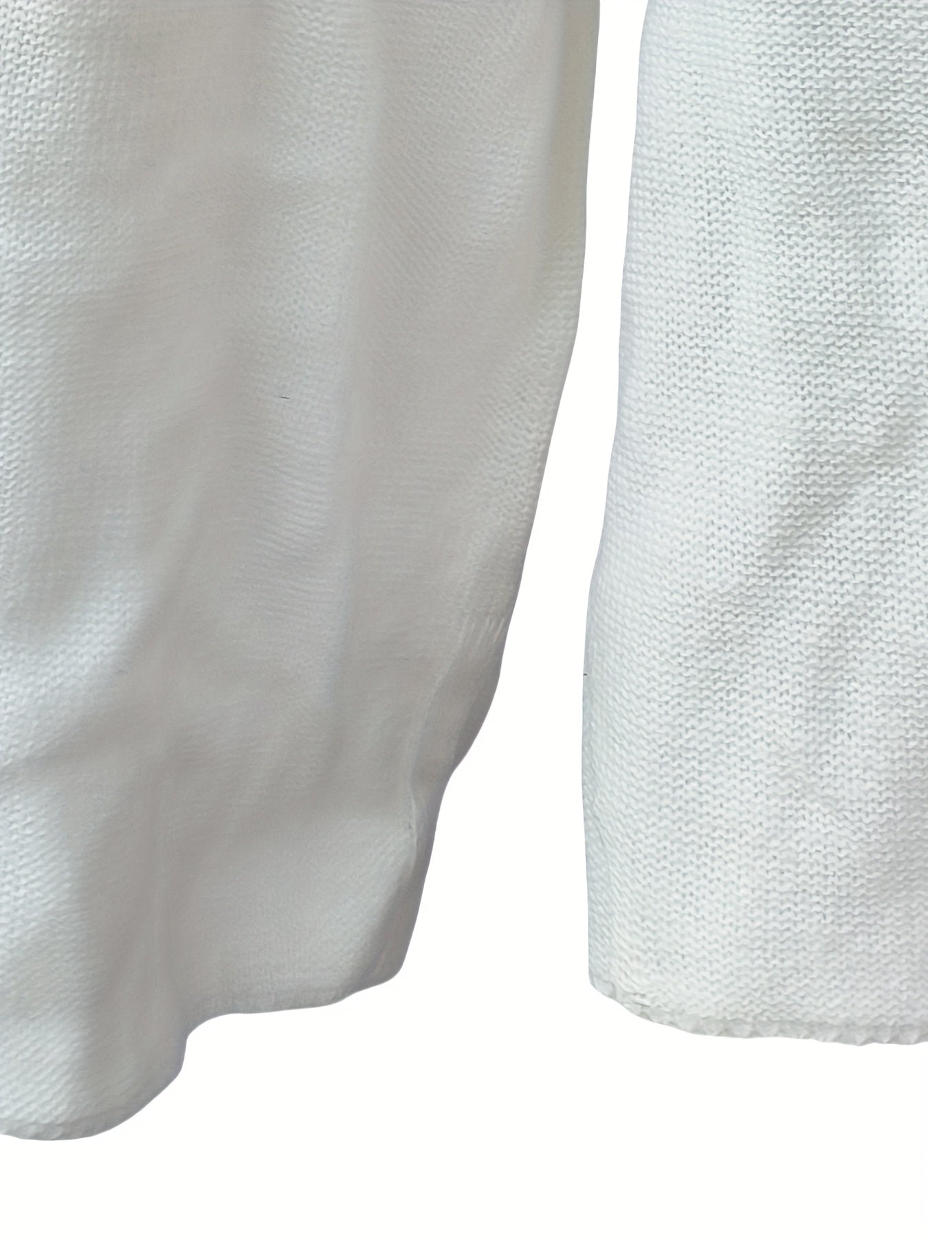 Plus Size Women's Beach Graphic Long Sleeve Sweater Casual White Brown Lettering