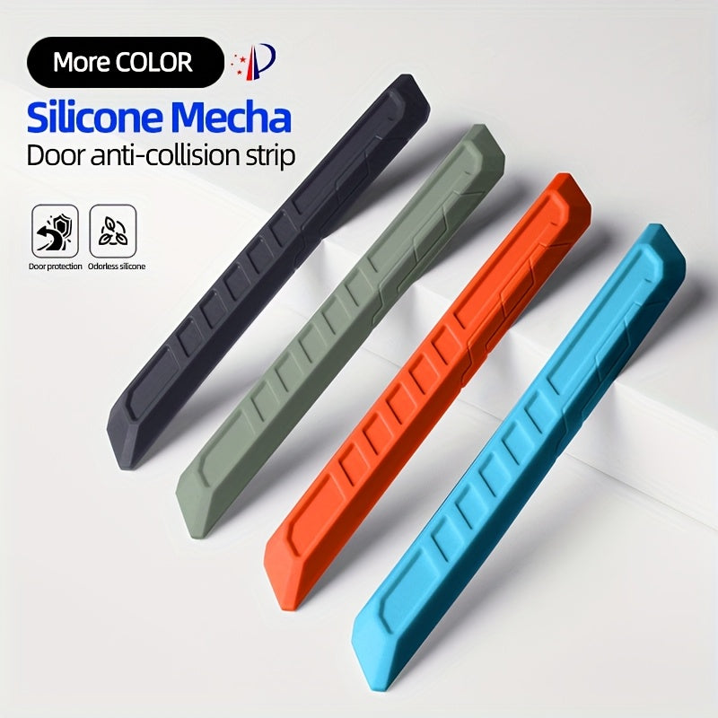Protector de puerta de coche de silicona anticolisión, resistente a rasguños, duradero y flexible
