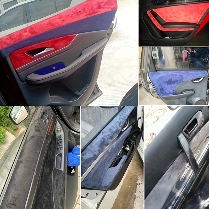 O'z-o'zini yopishtiradigan samoviy mato, 50x149cm, xlorli PVC, avtomobil ichki bezak uchun