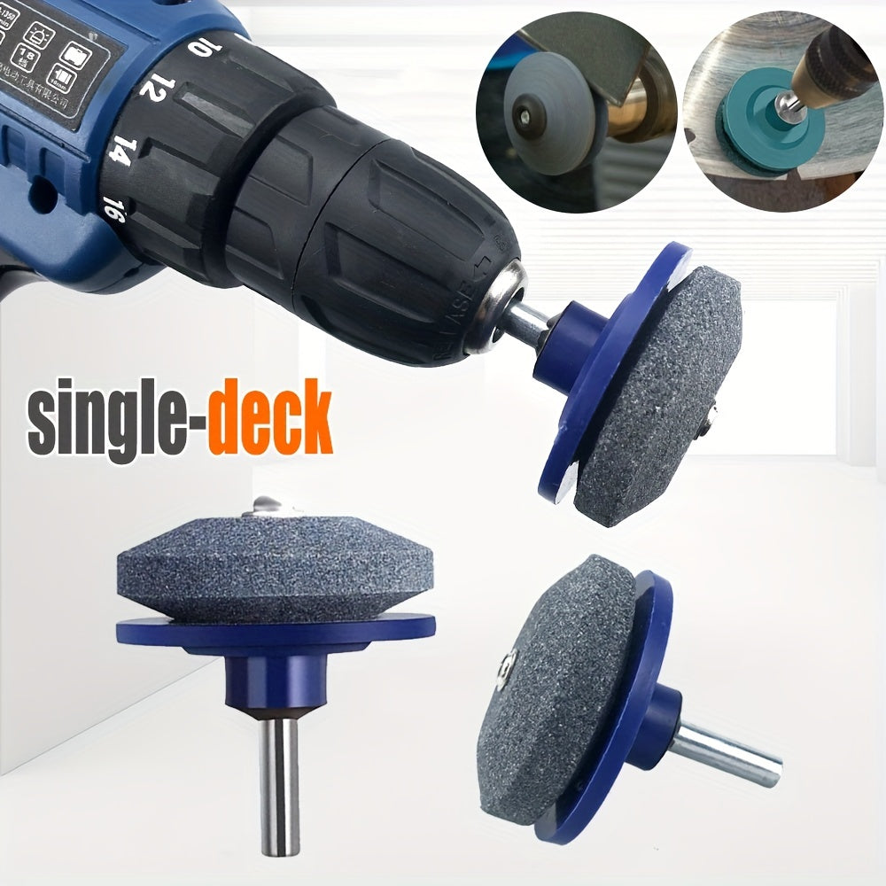 Electric Whetstone Knife Sharpener 2-in-1 Wear-Resistant Grinding Head