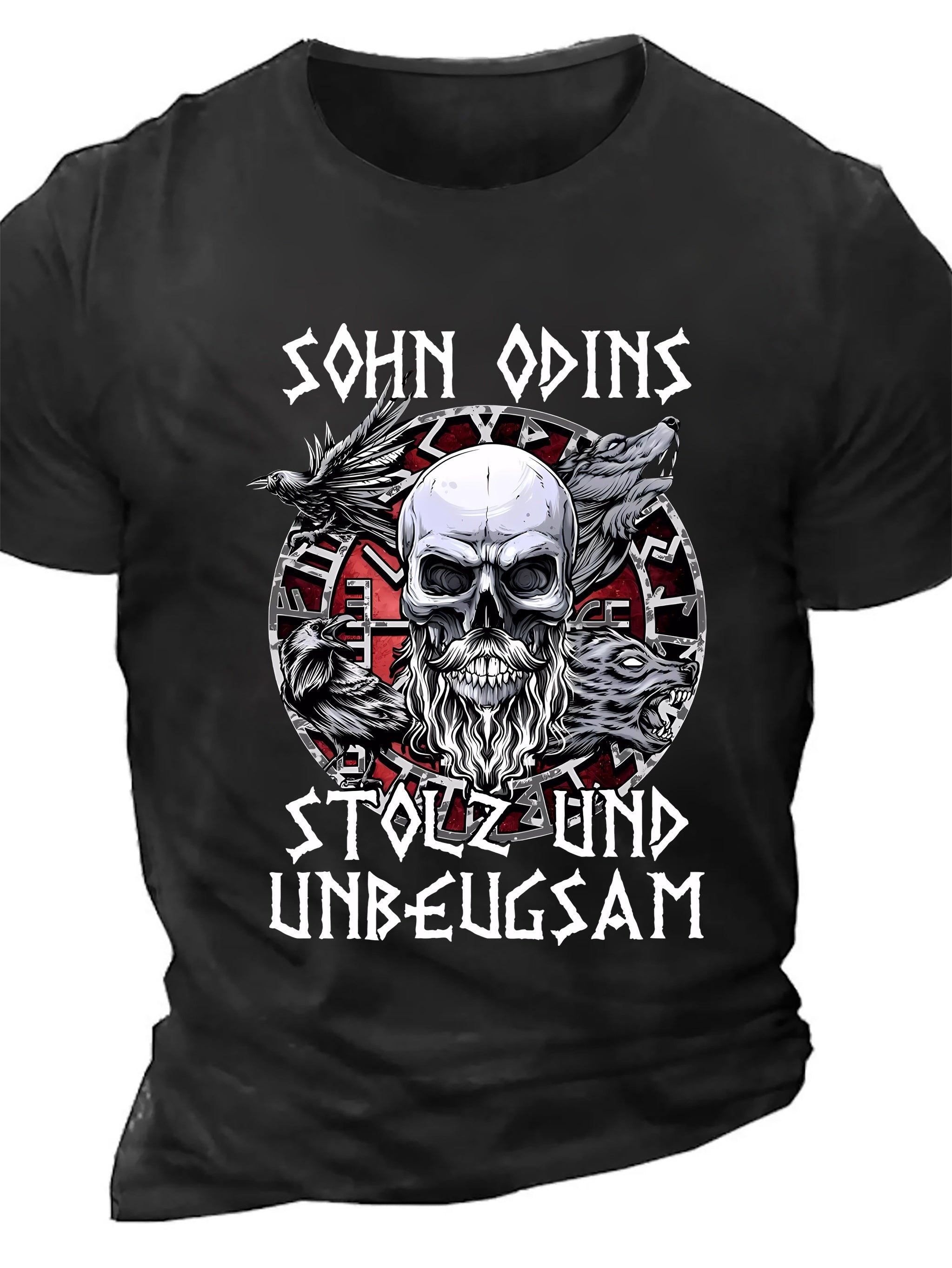 Мужская футболка большого размера в повседневном стиле с принтом цепи и черепом, полиэстер, короткий рукав, лето