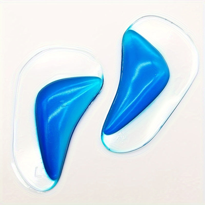 Silicone Arch Support Insoles Washable Reusable for Shoes and Boots