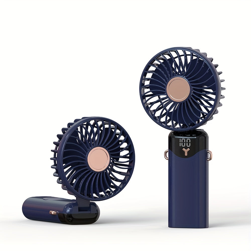 Portable Handheld USB Fan Personal Air Cooler for Travel Office Outdoor