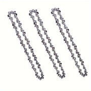 3 Pack 8-Inch Metal Chainsaw Chains 3/8 Inch LP Pitch .050 Gauge 33 Drive Links