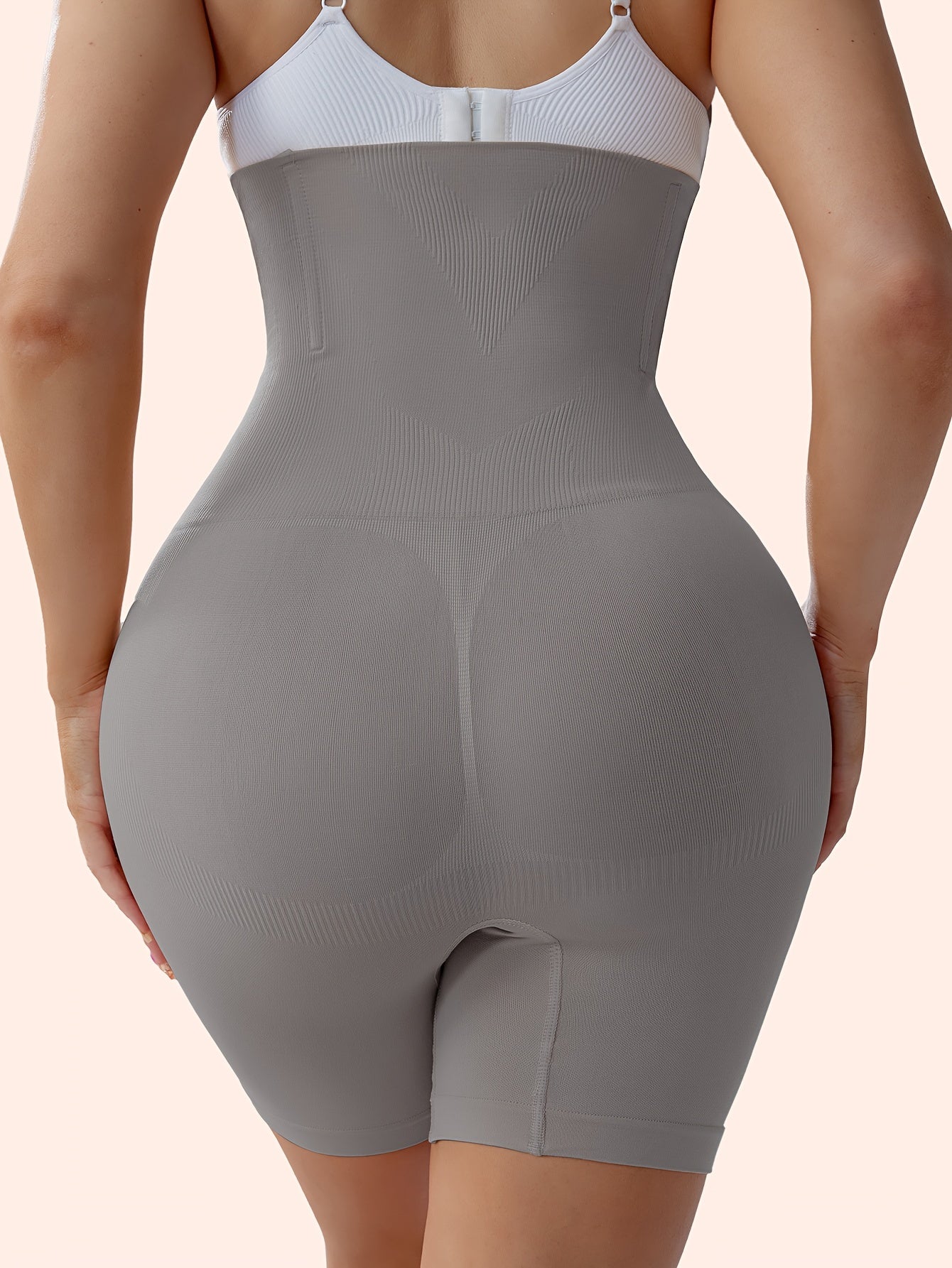 Women's High-Waist Shapewear Shorts Tummy Control Butt Lift Breathable Nylon Elastane
