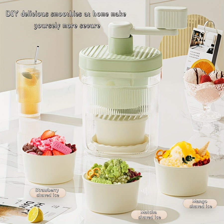 Uy sharoitida foydalanish va desertlar, muzqaymoq va sut choyi tayyorlash uchun ideal qo‘l muzlatgich.