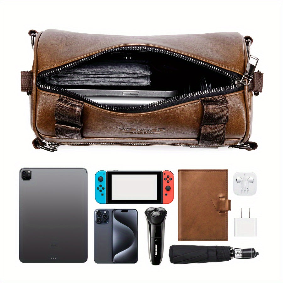 WEIXIER Ko'krak Sumkasi: Ko'p funksiyali, dog'ga chidamli yelka xabarchi sumkasi, olib tashlanadigan tasma bilan. Ish, sayohat va tasodifiy kunlik sumka uchun ideal. Do'stlar va oila uchun ajoyib sovg'a.