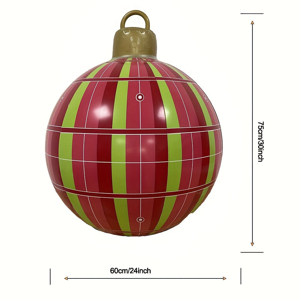 Inflatable Christmas Balls PVC Ball Decorations for Gardens and Entrance Halls