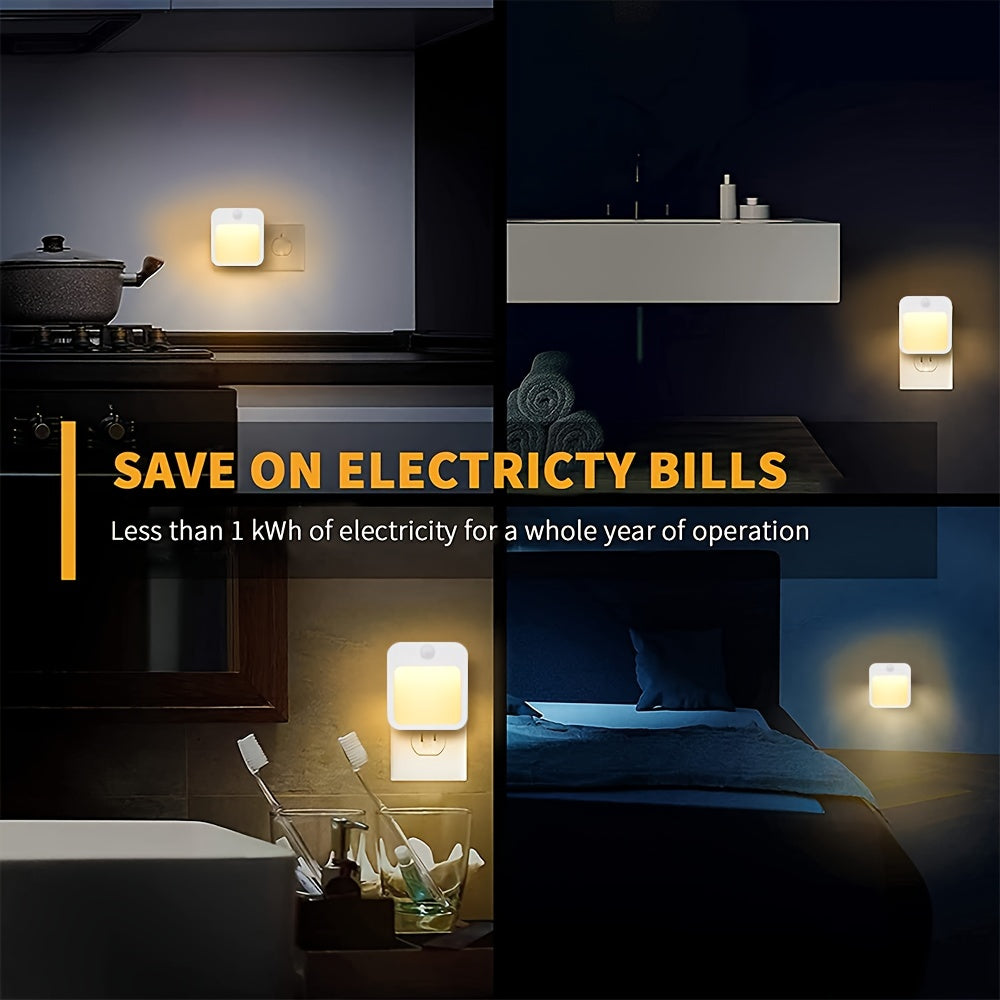 Plug-in LED Night Light with Dimmable Feature and Auto Dusk to Dawn Sensor