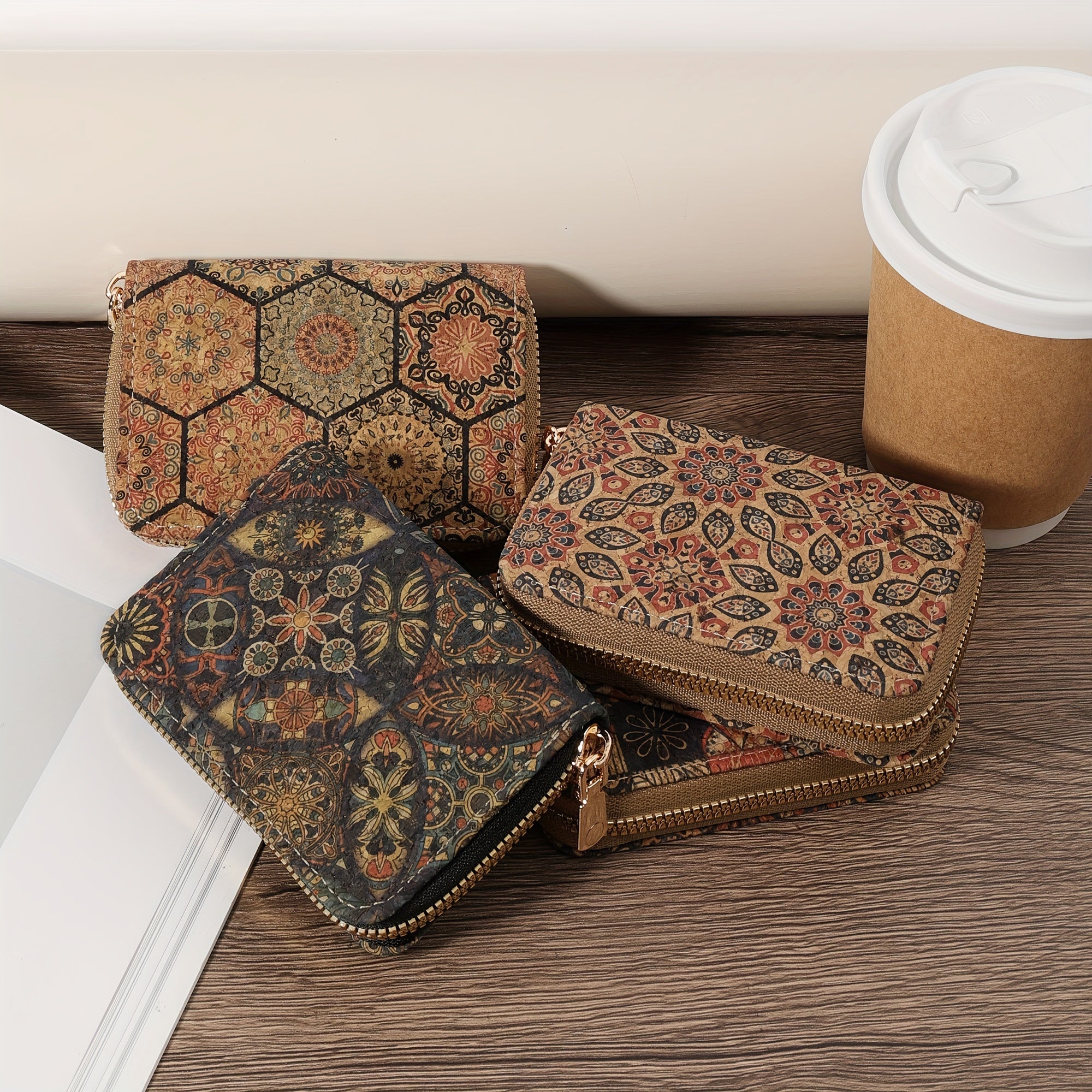 Ayollar uchun minimalistik qisqa hamyon, zipli, tasodifiy clutch tangalar sumkasi, zamonaviy nylon qopqoq.