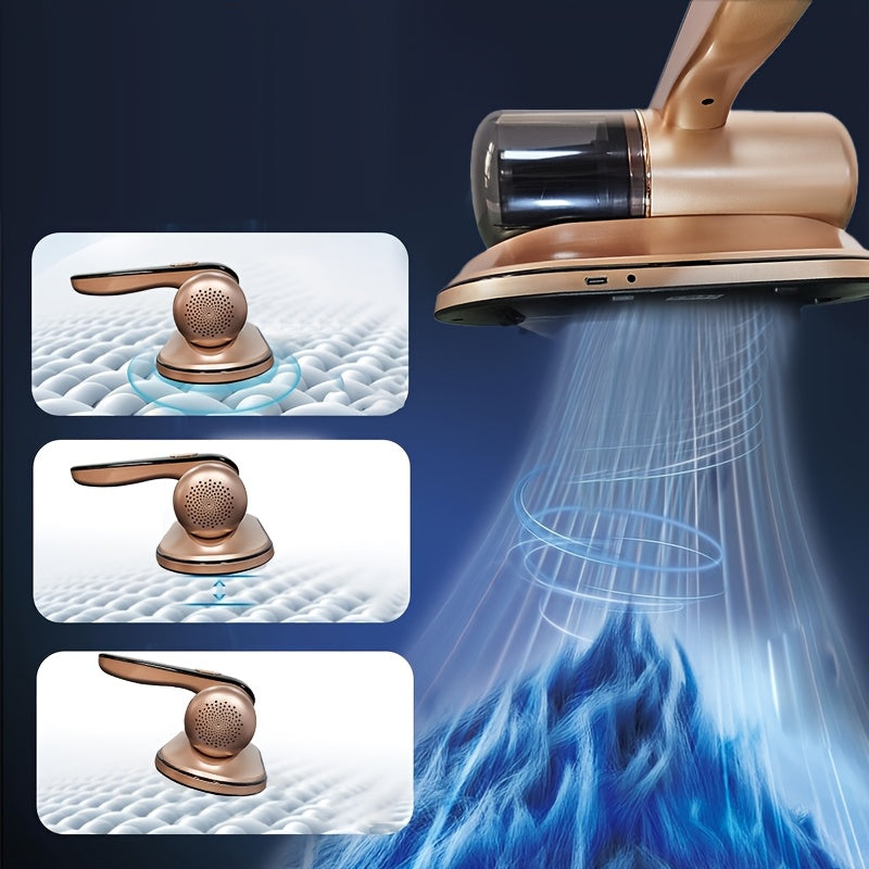 Rechargeable Handheld Vacuum Cleaner for Dust and Hair with Stainless Steel Filter