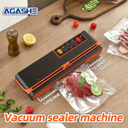 Машина вакуумной упаковки с ножом, режимы для сухих и влажных продуктов, компактный дизайн. Лабораторно протестирована и оснащена светодиодными индикаторами. Съемный регулируемый держатель для пакетов и мощное всасывание для герметизации воздуха.