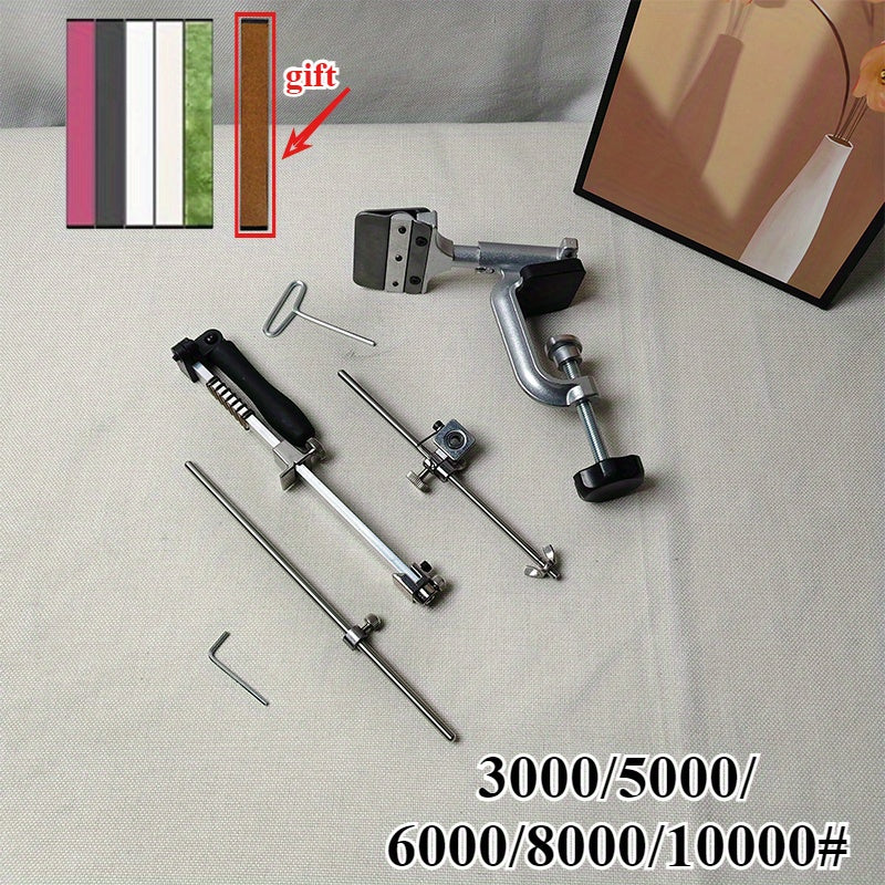 Точилка для ножей 4-го поколения с регулируемым углом и инструментом для заточки