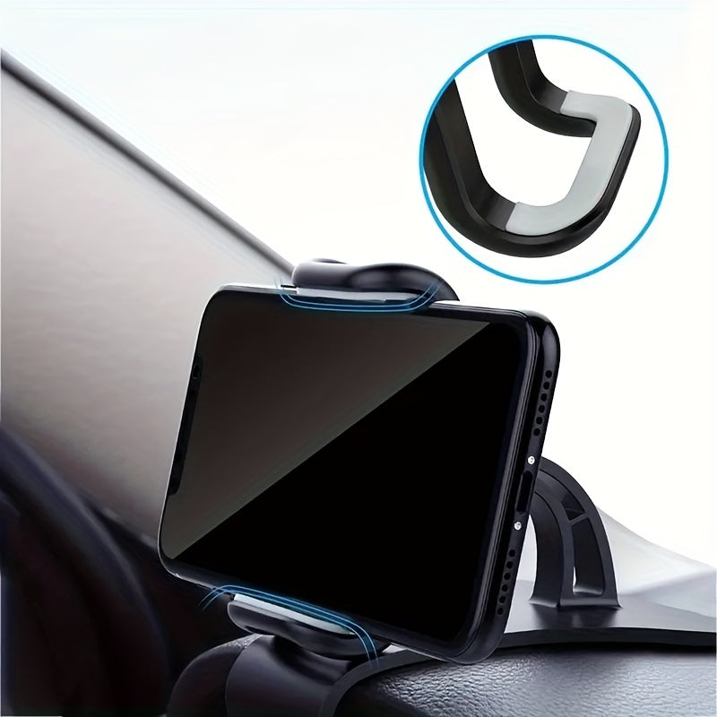 Soporte universal para teléfono de coche, clip de montaje duradero de ABS, soporte para tablero para smartphone