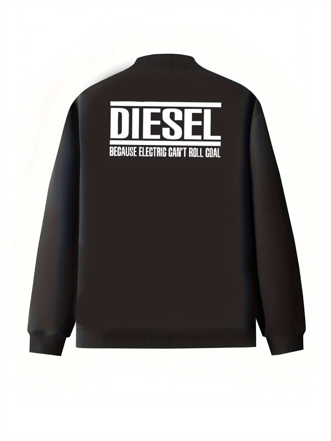 Plus Size Women's Casual Baseball Collar Jacket Zipper Pockets Black White