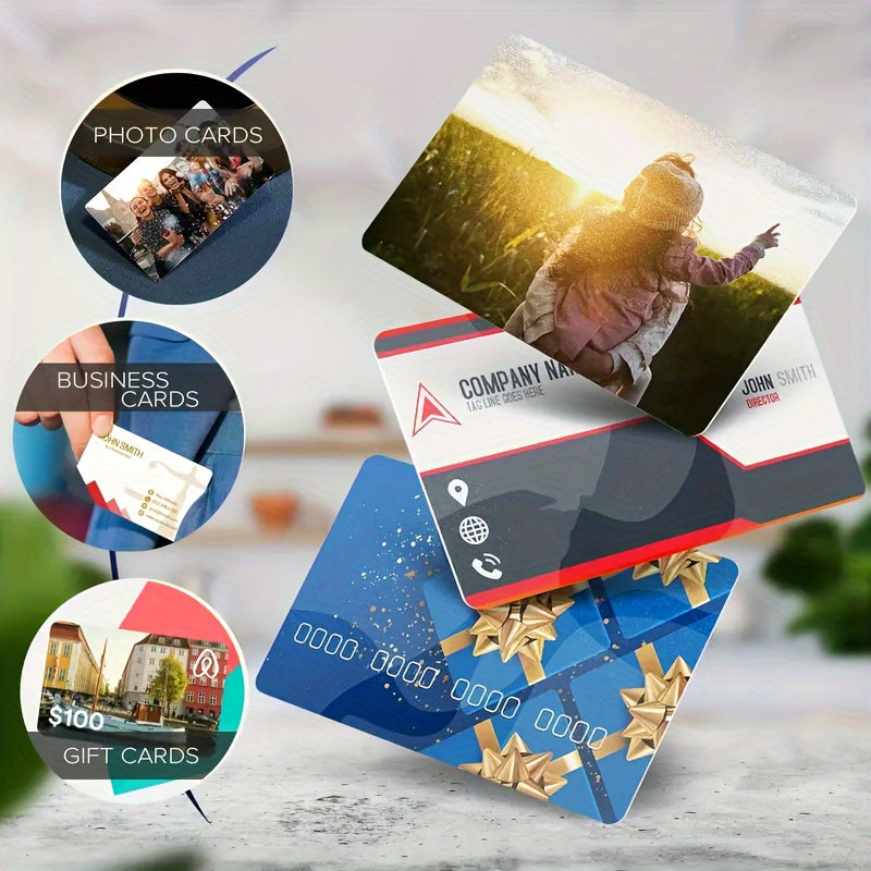 Premium White PVC Cards 30 Mil for ID Badge Printers Glossy Blank CR80