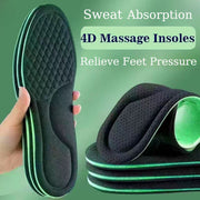Unisex Memory Foam Insoles Thick Soft Breathable Cushioned Sports Casual