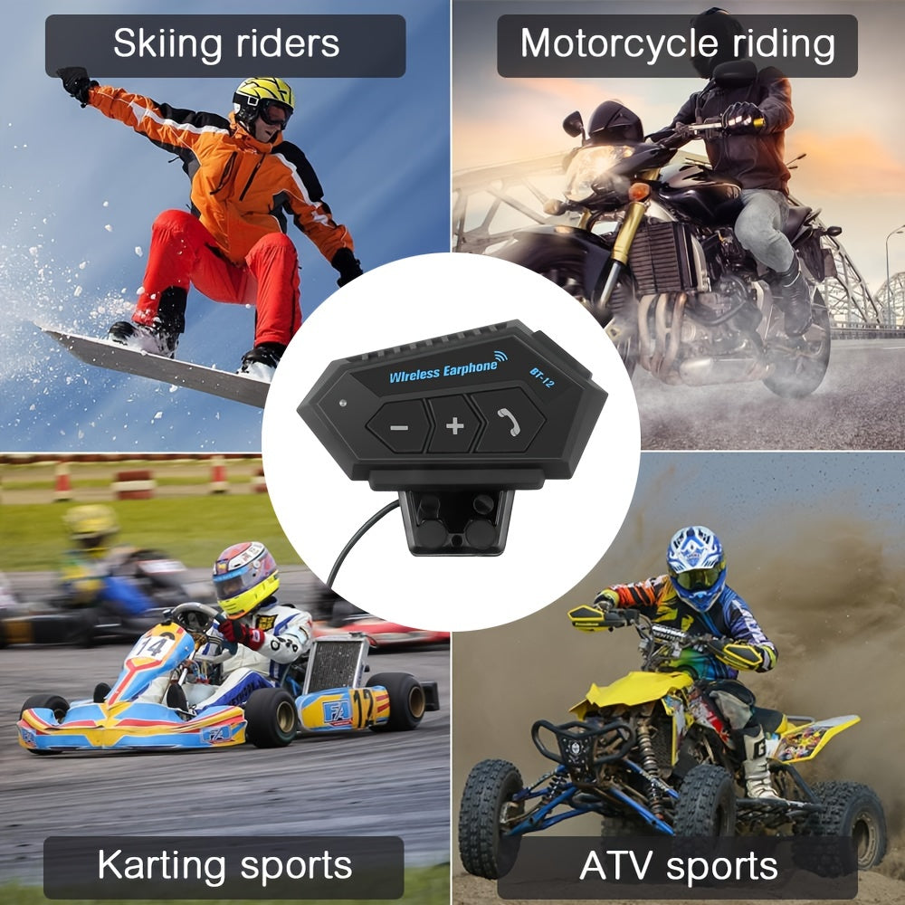 Motorcycle Helmet Headset Wireless BT Handsfree Stereo Music Speaker