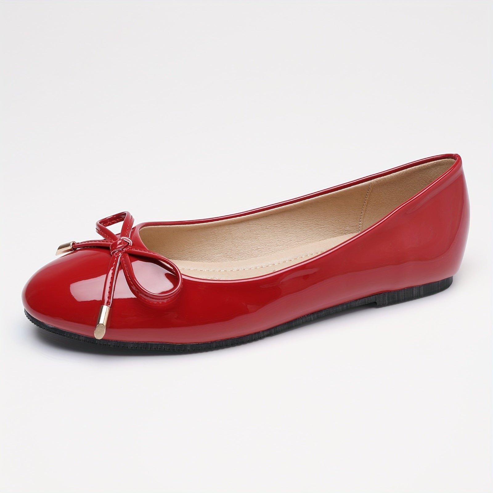 Zapatos planos para mujer, casuales, sin cordones, de color sólido, ligeros y cómodos