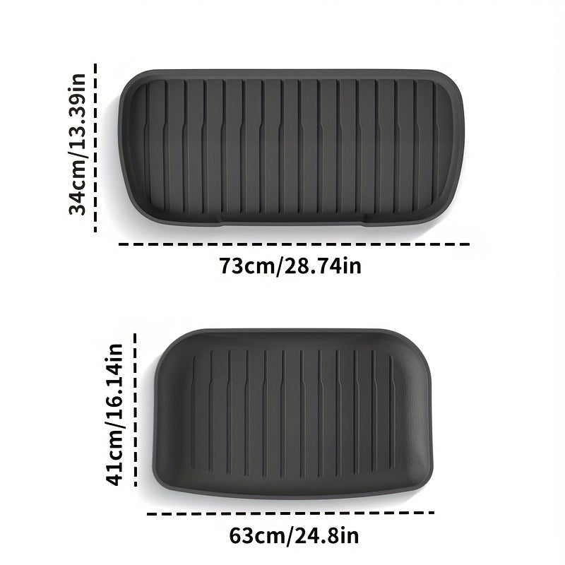 Barqaror ob-havo TPE pastki trank mat for Model Y orqa yukxalta qoplamasi suv o'tkazmaydigan yopishqoqsiz