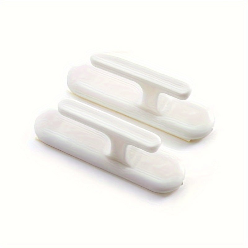 No-Drill Adhesive Curtain Hooks for Door and Shower Curtains 2 Pack
