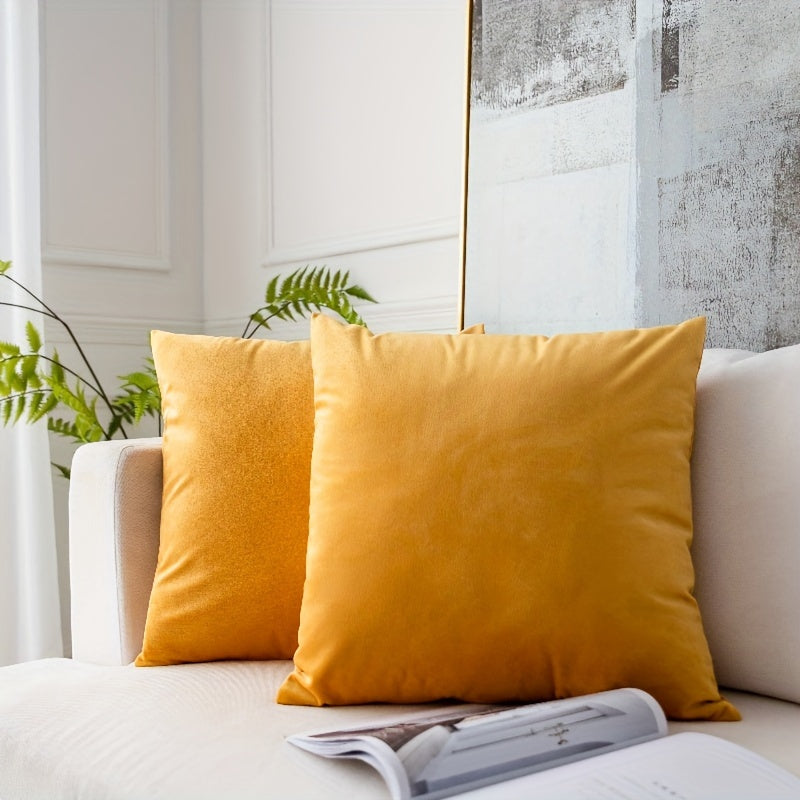 Soft Cotton Pillowcase with Hidden Zipper for Home and Office Decor