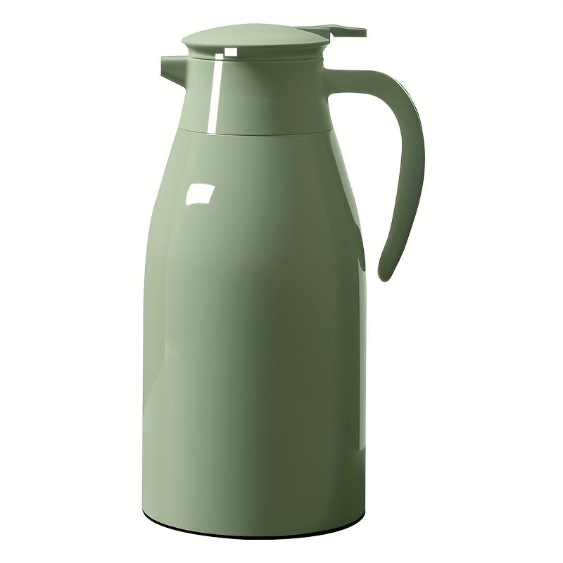 2000ml Insulated Thermos Flask Double Wall Glass Liner for Coffee Tea Home Office