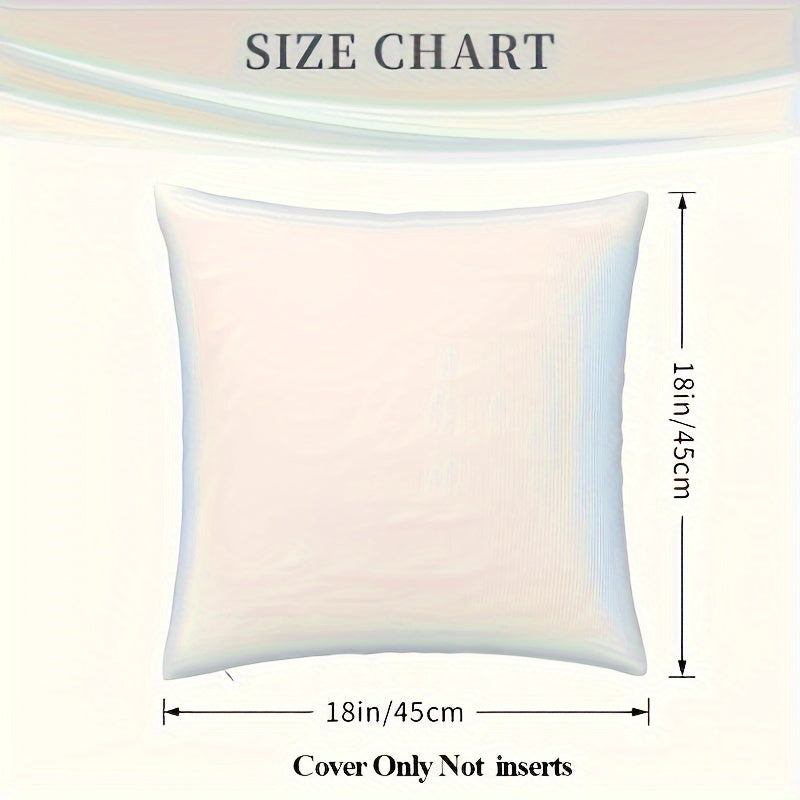 Personalized Polyester Pillowcase for Couples Kids Pets and Friends Single-Sided Print Knit Fabric Mixed Color Home Decor