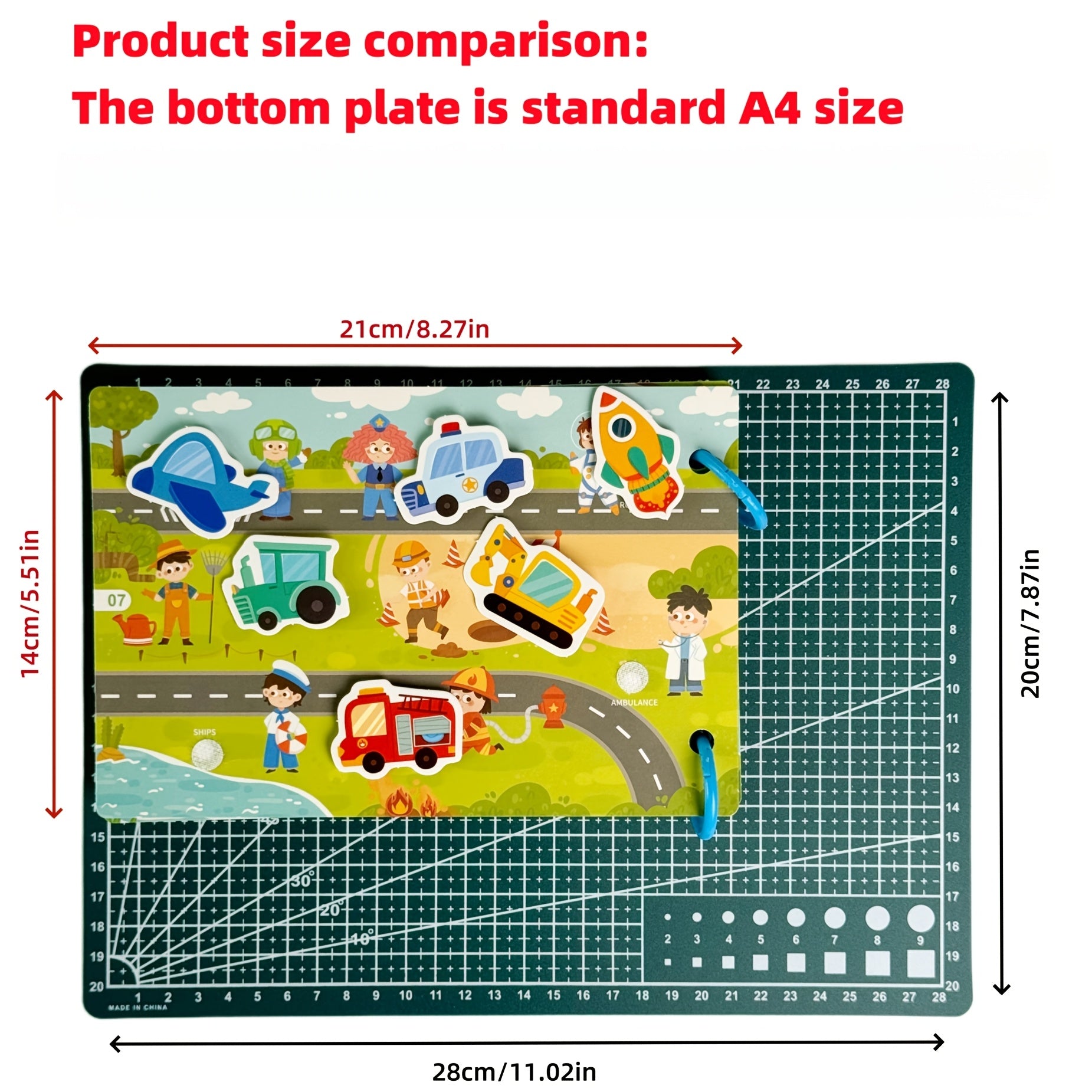 Libro de pegatinas reutilizables para niños de 3+ con dinosaurios, frutas, animales, océanos, transporte y actividades