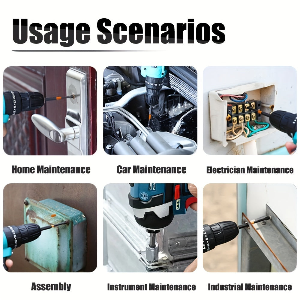 Juego de destornilladores magnéticos PH2 de 6 piezas con alto impacto y dureza