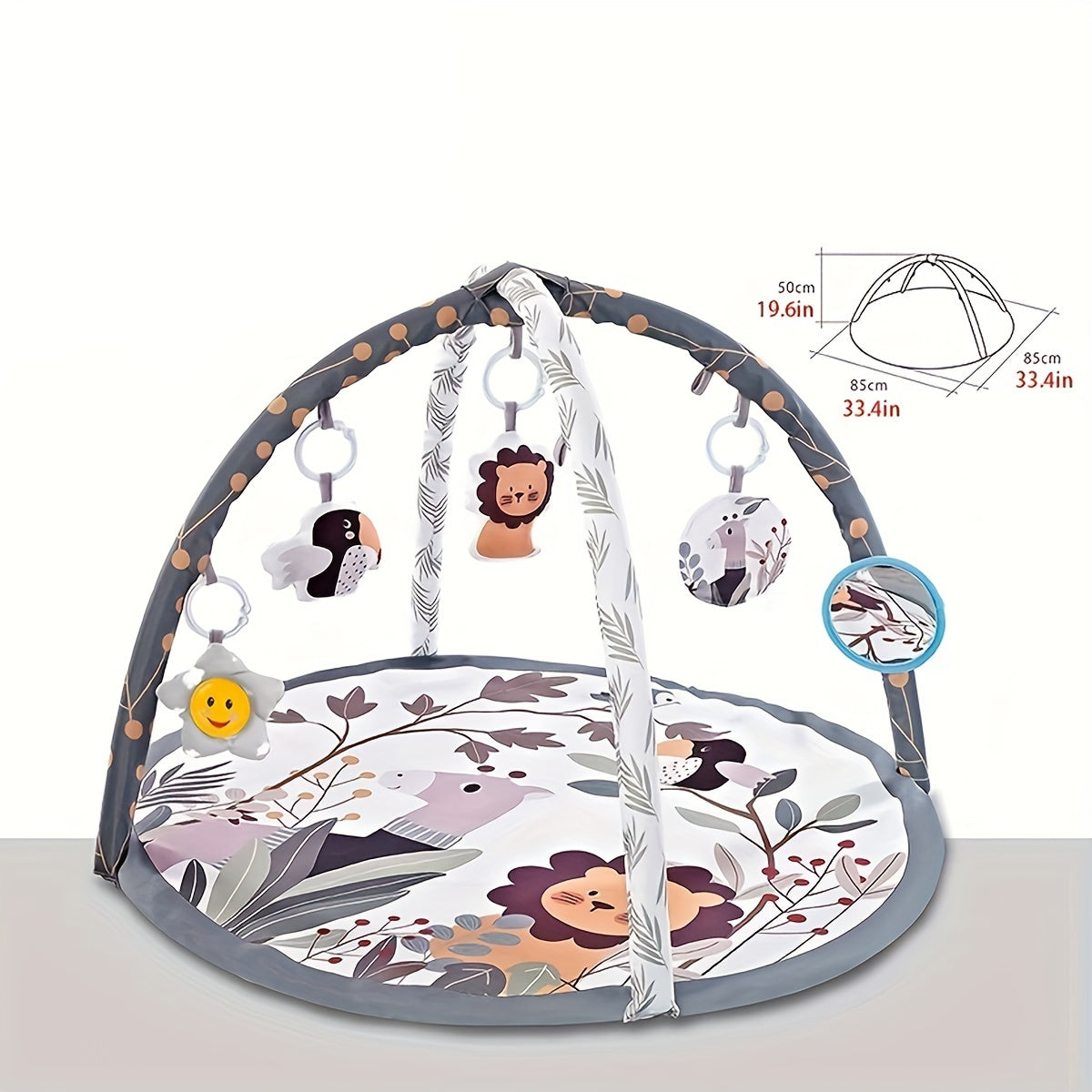 Bolalar uchun Musiqa bilan Kartun mavzusidagi Interaktiv O'yin Katta - Yumshoq Polyesterdan tayyorlangan, Ko'p rangli, Tiz cho'zish va Kognitiv rivojlanish uchun mukammal - Bolalar uchun Ta'limiy Mashq O'yinchoq.