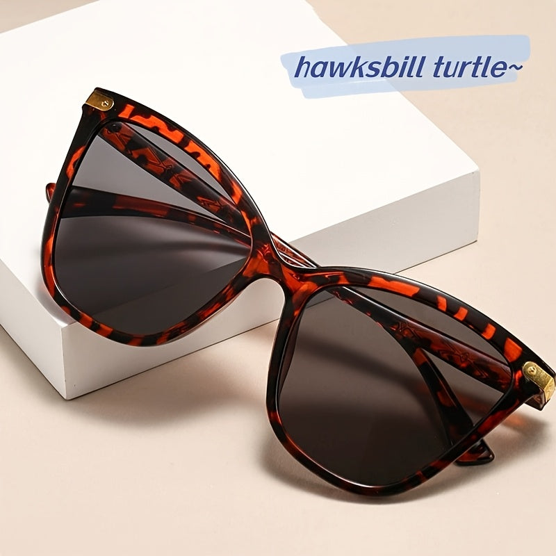 1-3 ta ayollar uchun zamonaviy bohem uslubidagi mushuk ko'zli ramkali ko'zoynaklar to'plami, kundalik norasmiy kiyim uchun mukammal.