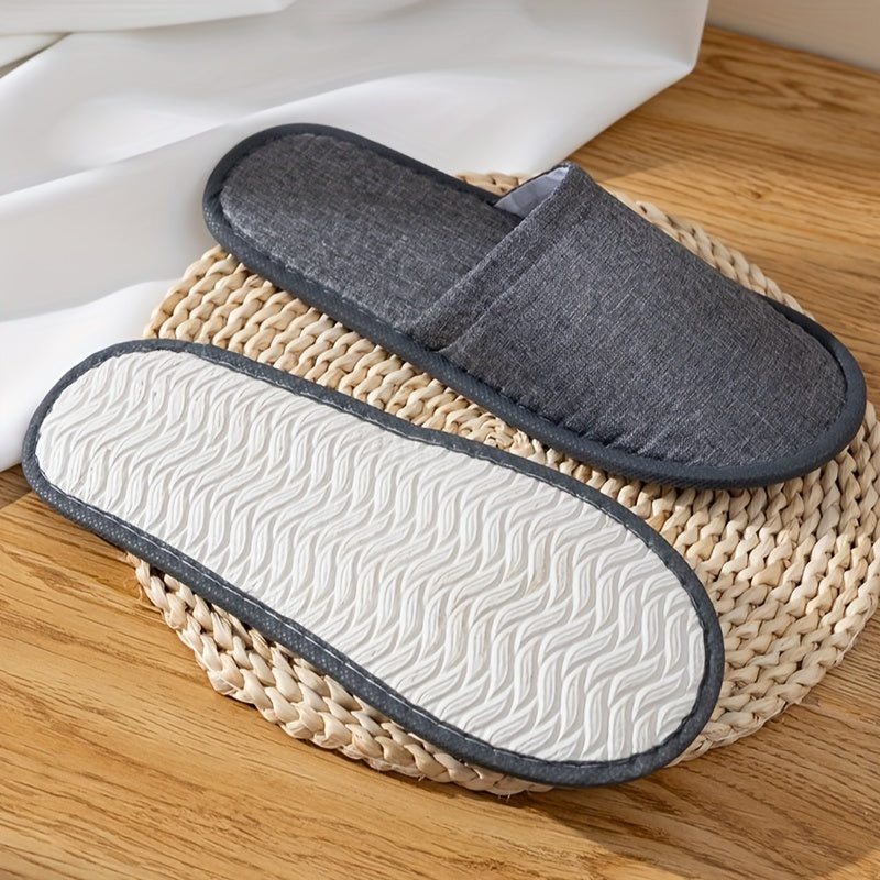 Disposable Boro Headband Edge Covering Visitor Party Camping Hotel Travel Slippers