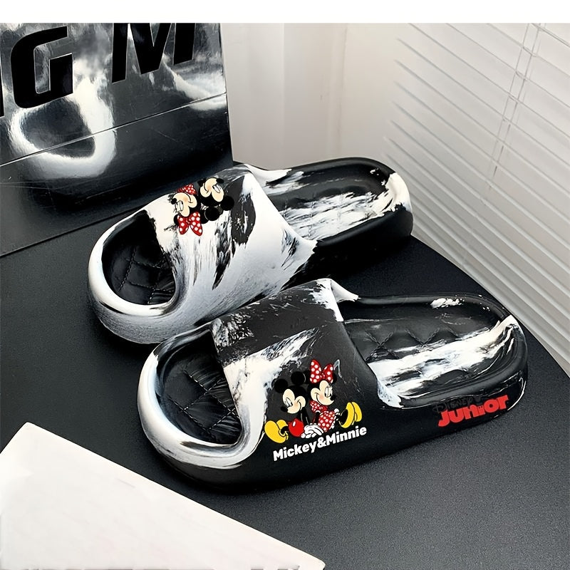 Women's Camouflage Soft Indoor Outdoor Slip-On Slippers with Non-Slip Soles