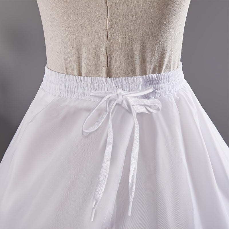 4-Layer Petticoat for Wedding and Performance Dresses Without Tulle Hand Wash Required