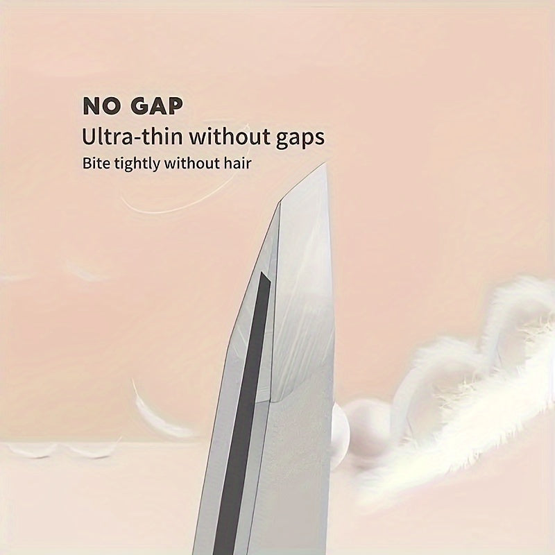 Профессиональные пинцеты для бровей из нержавеющей стали для удаления волос на лице и вросших волос