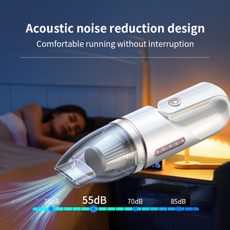 Car Handheld Vacuum Cleaner High Suction Compact for Car Interior and Grooves