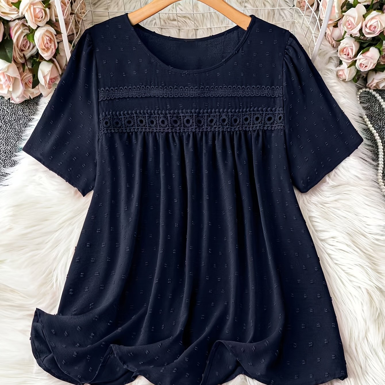 Plus o'lcham ayollar moda topi, kundalik, qulay, erkin fit