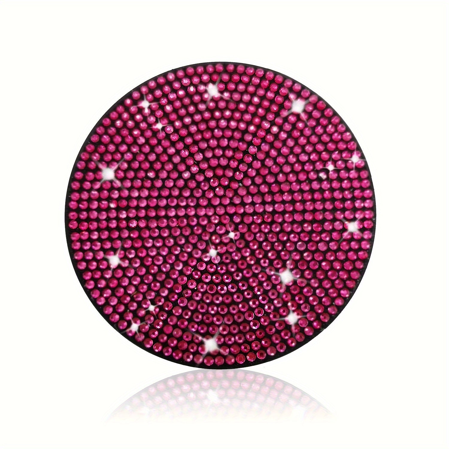 Universal Car Cup Holder Coaster Bling Rhinestone Shockproof Durable